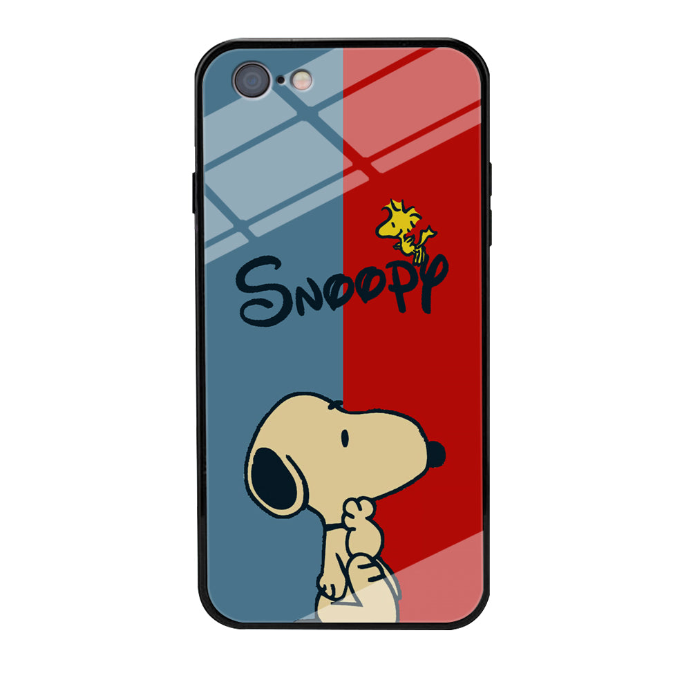 Snoopy Blue and Red Line iPhone 6 Plus | 6s Plus Case