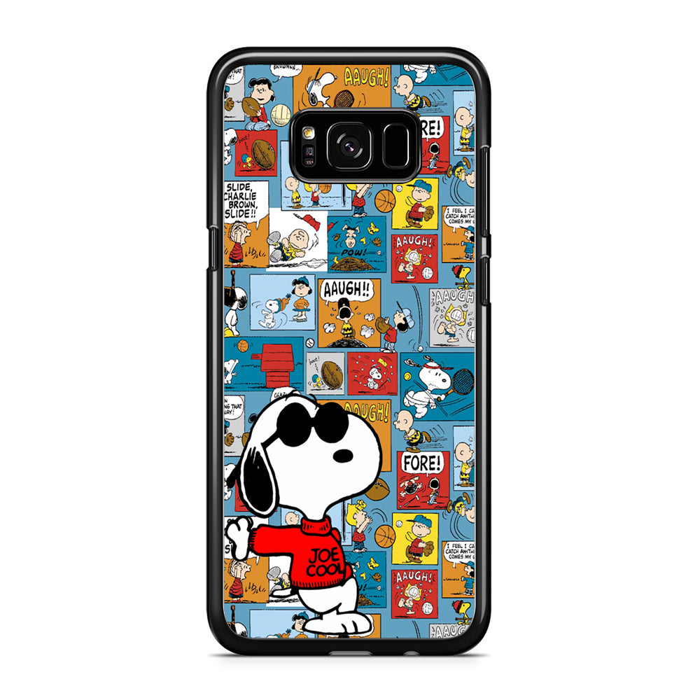 Snoopy Colorful Page Samsung Galaxy S8 Case