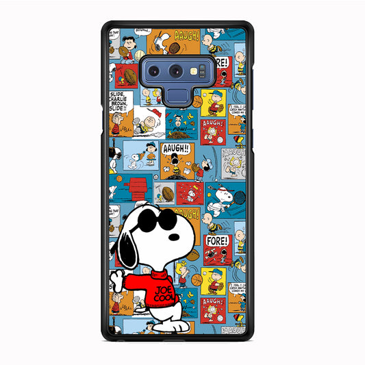 Snoopy Colorful Page Samsung Galaxy Note 9 Case