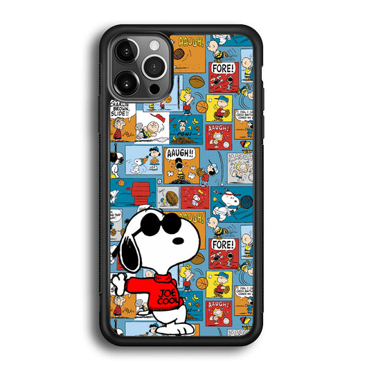 Snoopy Colorful Page iPhone 12 Pro Case