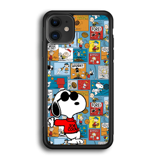 Snoopy Colorful Page iPhone 12 Case