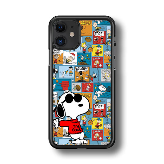 Snoopy Colorful Page iPhone 11 Case