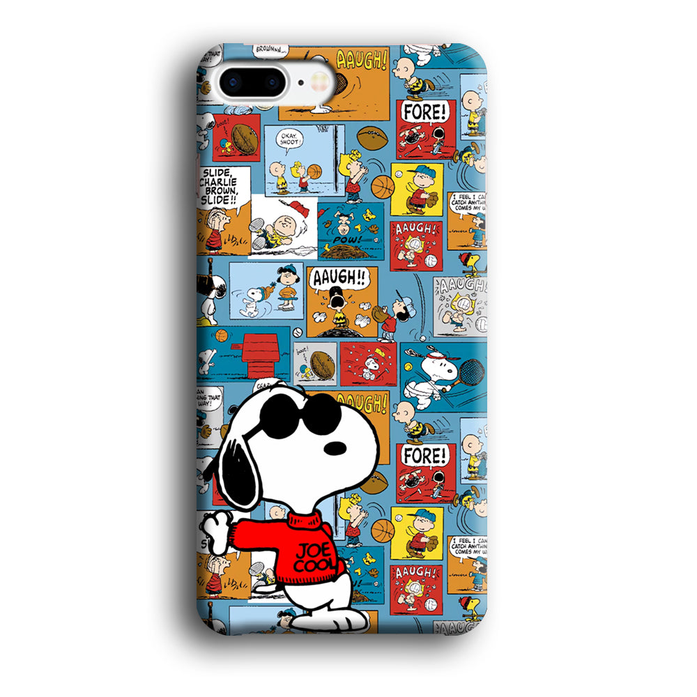 Snoopy Colorful Page iPhone 7 Plus Case