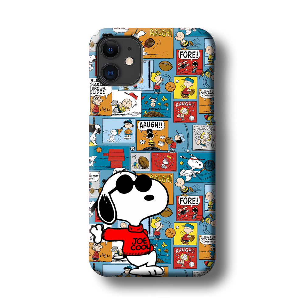 Snoopy Colorful Page iPhone 11 Case