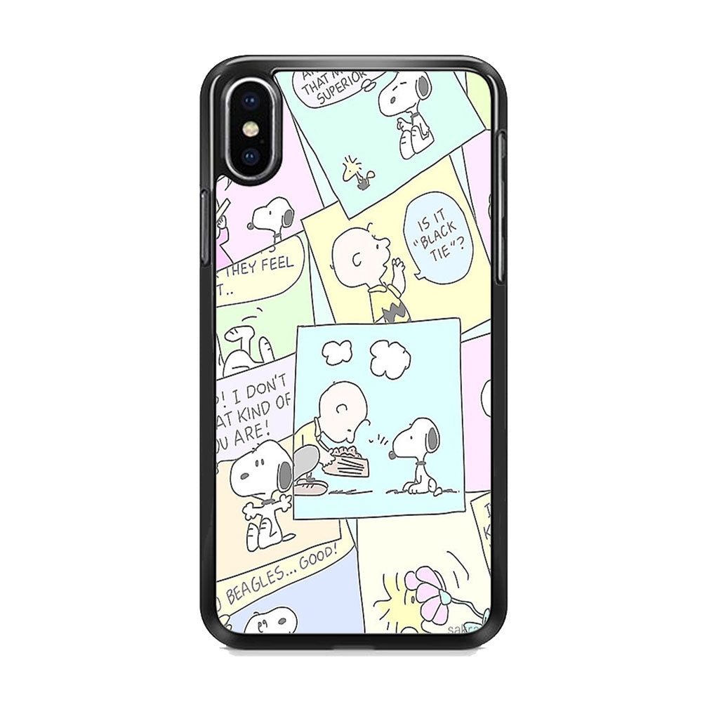 Snoopy Comic iPhone XS MAX Case