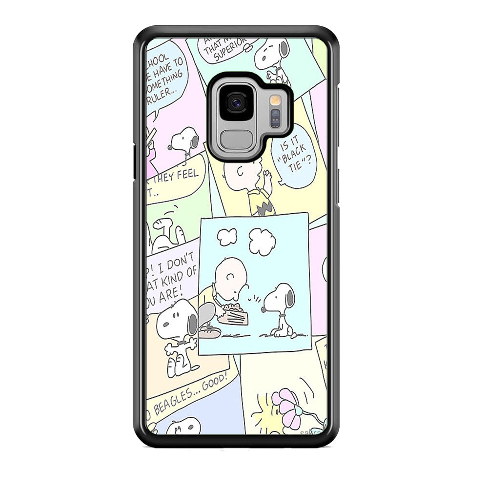 Snoopy Comic Samsung Galaxy S9 Case