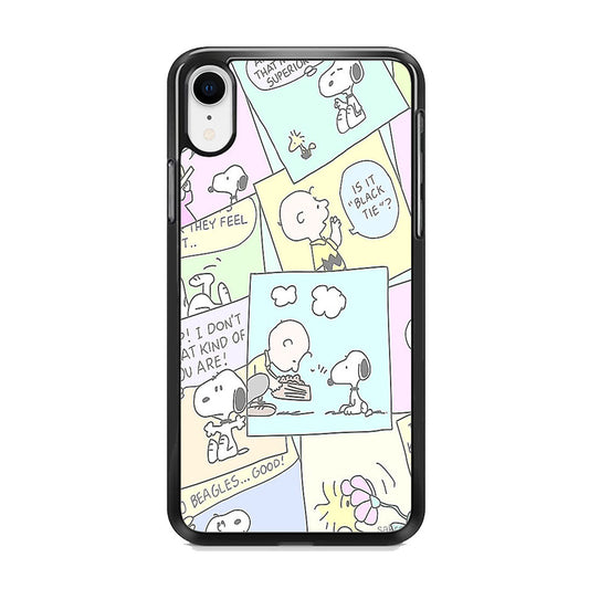 Snoopy Comic iPhone XR Case