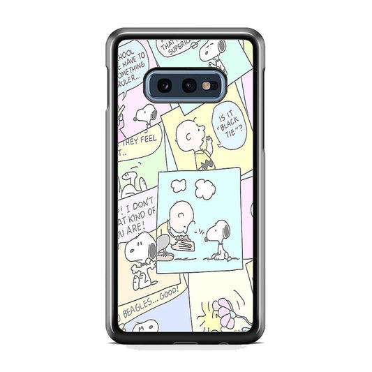 Snoopy Comic Samsung Galaxy S10E Case