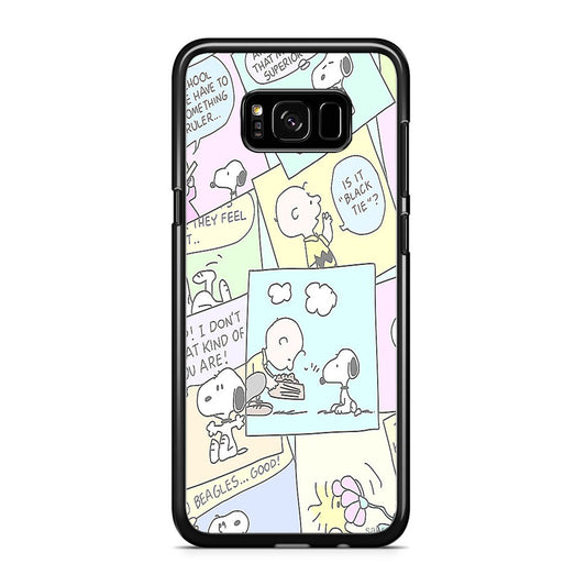 Snoopy Comic Samsung Galaxy S8 Plus Case