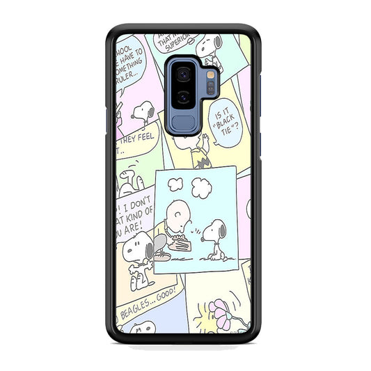 Snoopy Comic Samsung Galaxy S9 Plus Case