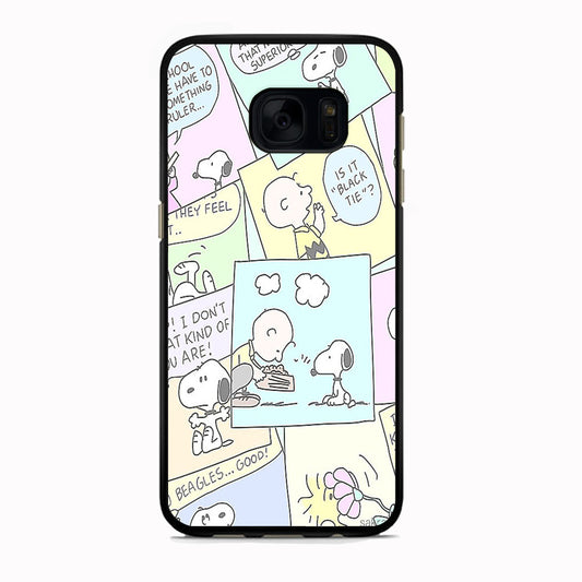 Snoopy Comic Samsung Galaxy S7 Edge Case