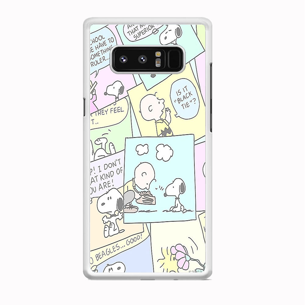Snoopy Comic Samsung Galaxy Note 8 Case