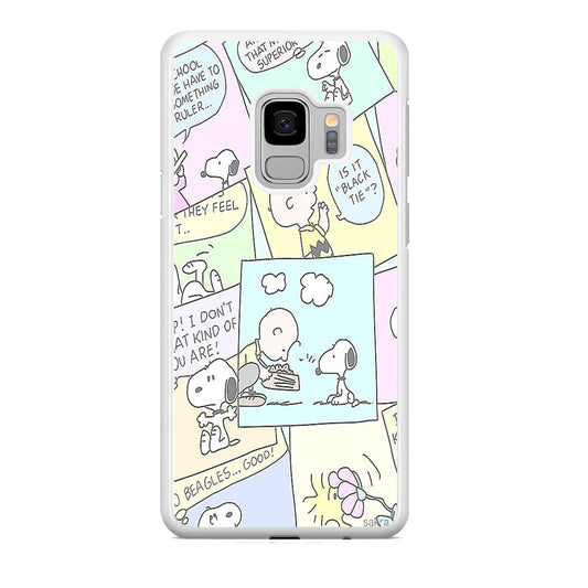 Snoopy Comic Samsung Galaxy S9 Case