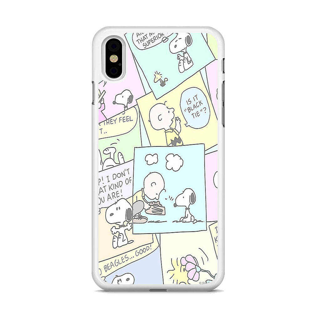 Snoopy Comic iPhone XS MAX Case