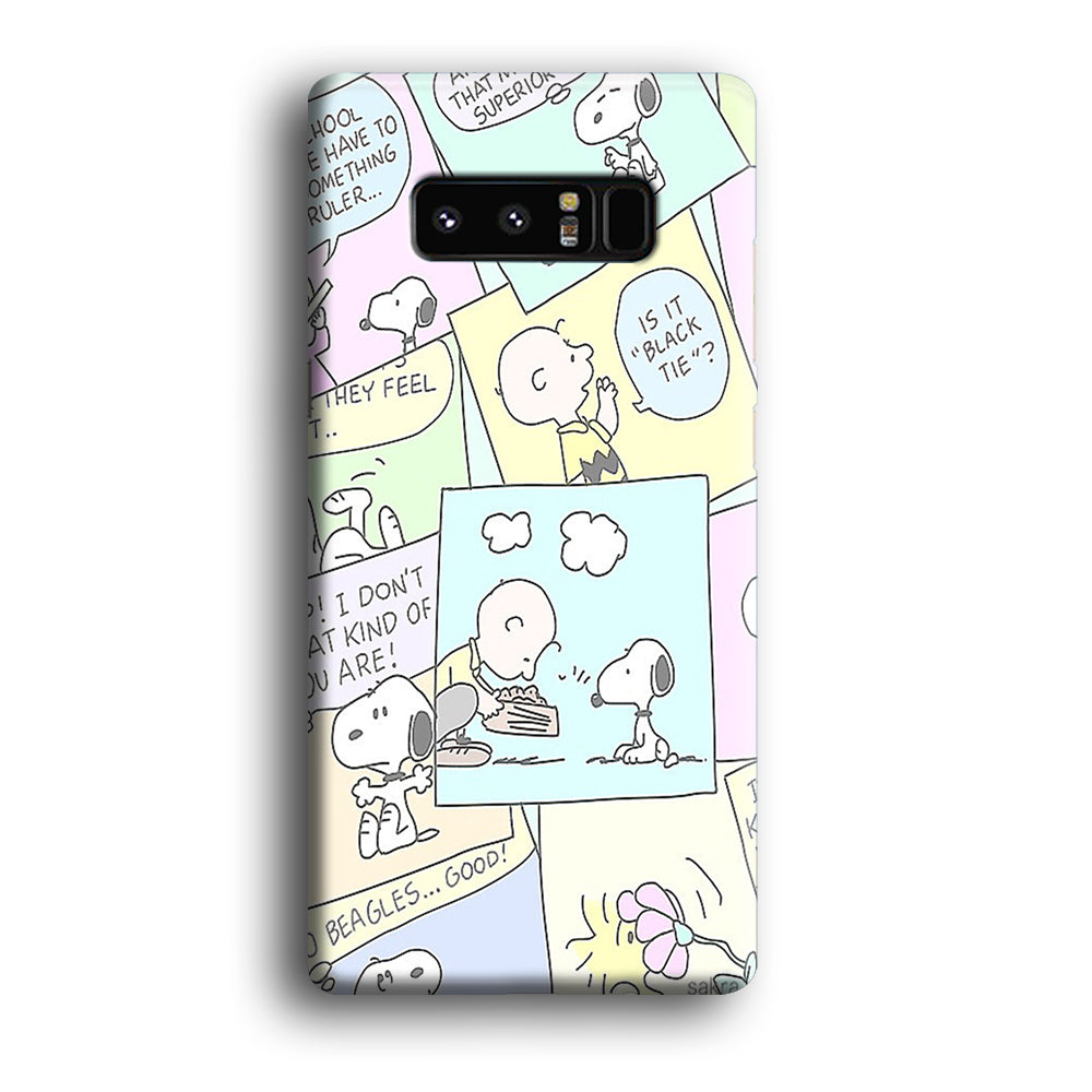 Snoopy Comic Samsung Galaxy Note 8 Case