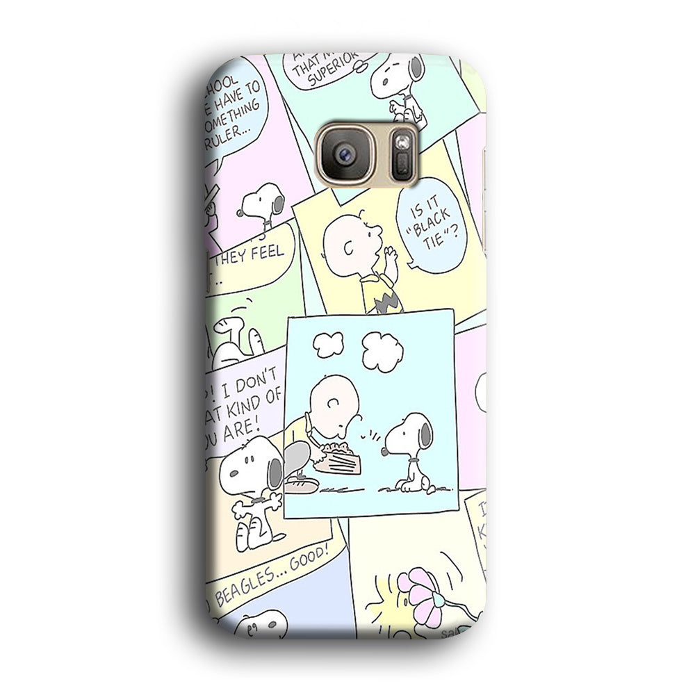 Snoopy Comic Samsung Galaxy S7 Case