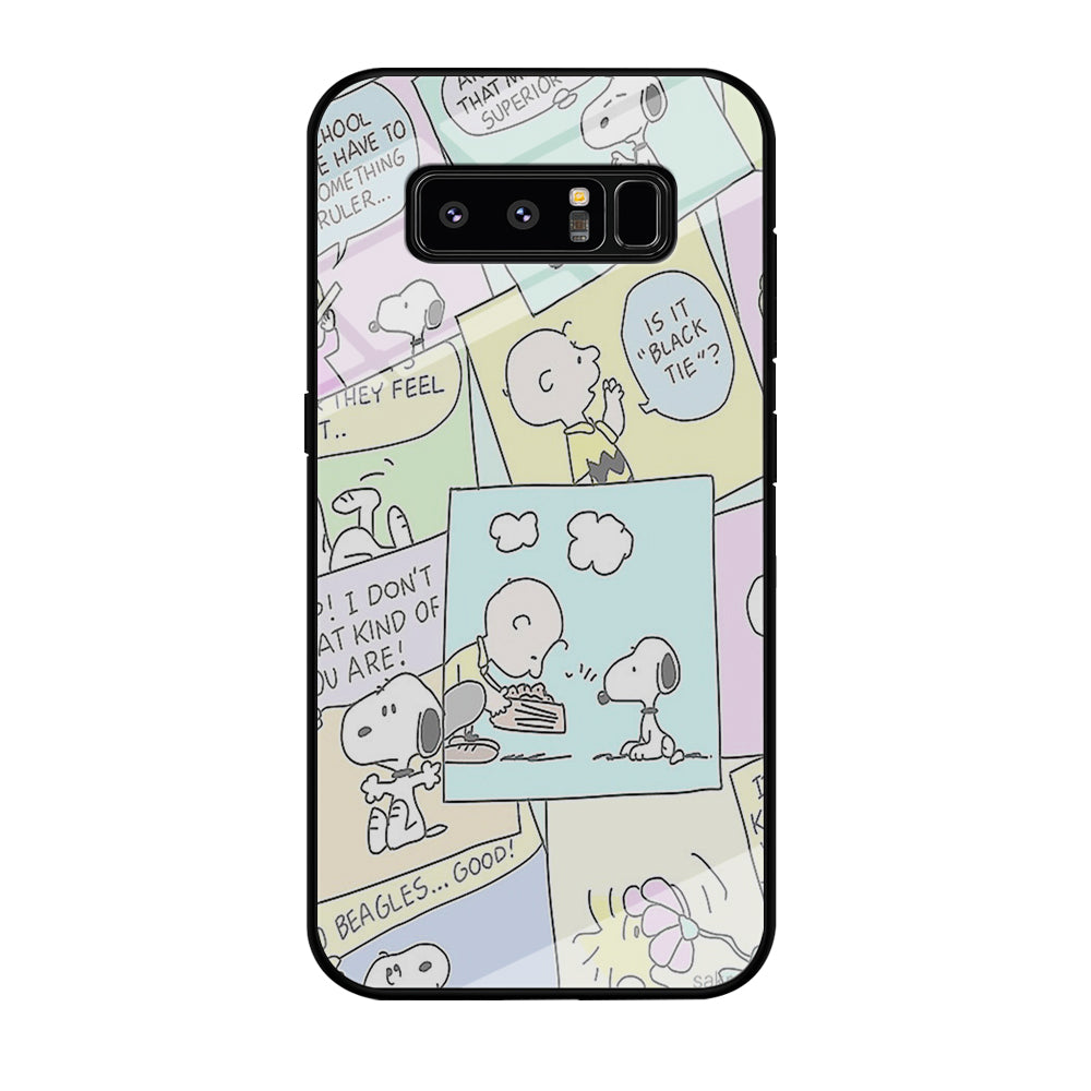 Snoopy Comic Samsung Galaxy Note 8 Case