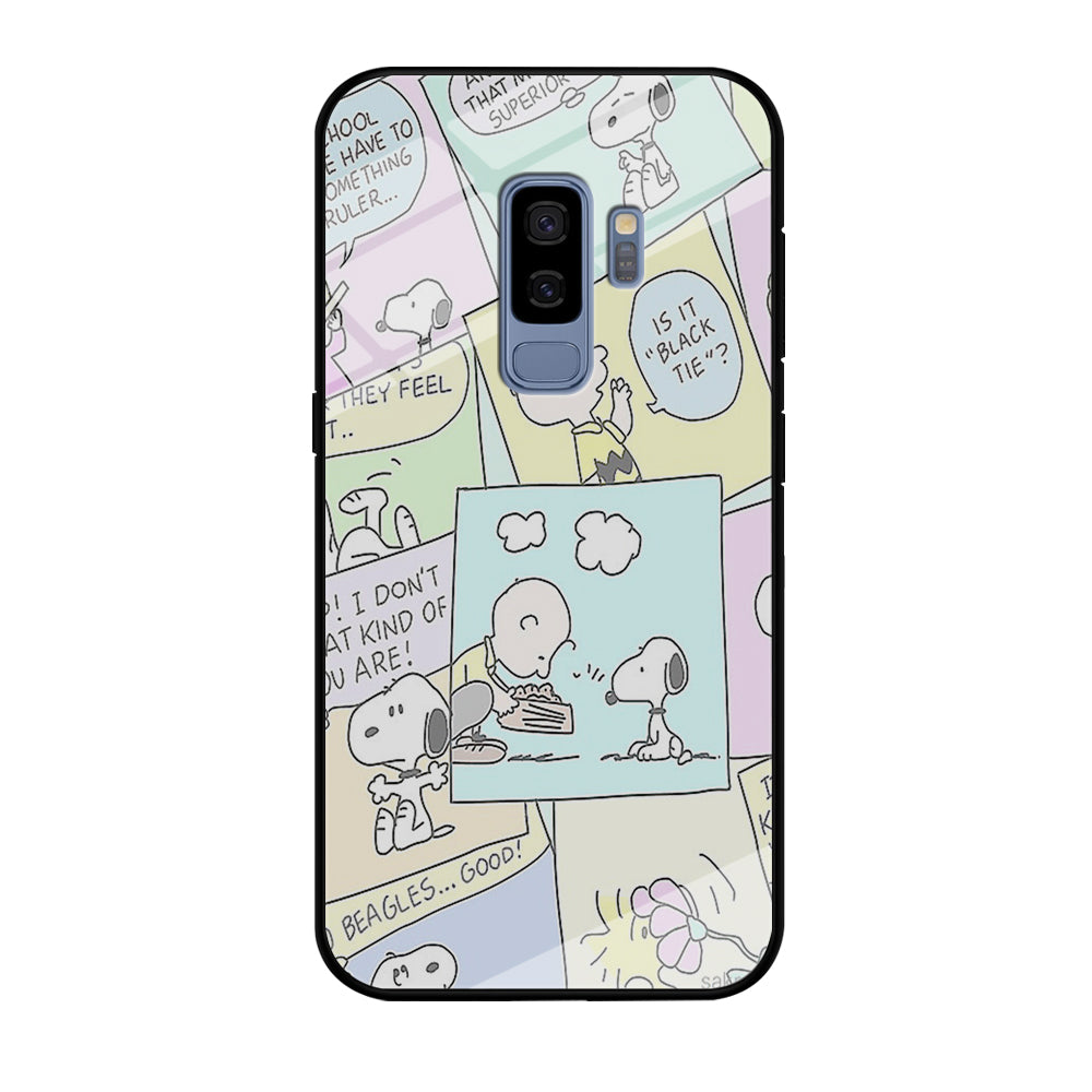 Snoopy Comic Samsung Galaxy S9 Plus Case