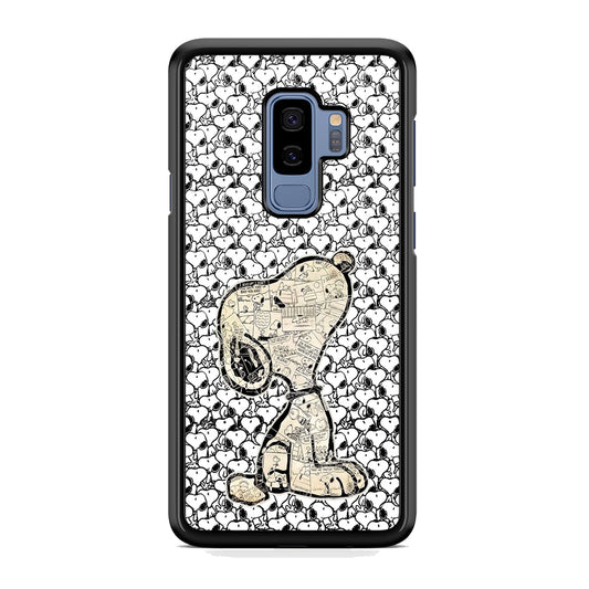 Snoopy Comic in Dog Samsung Galaxy S9 Plus Case
