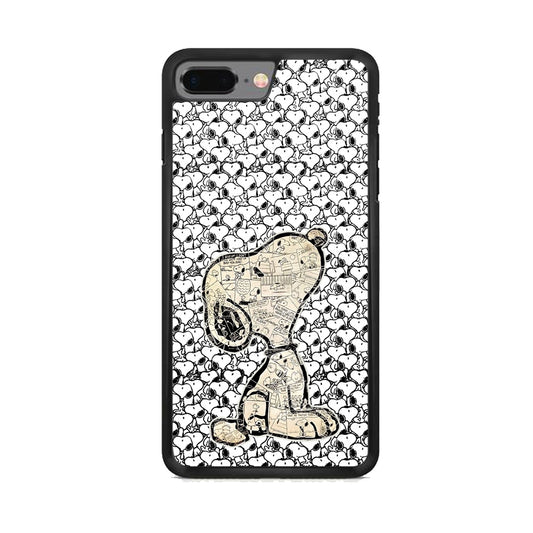 Snoopy Comic in Dog iPhone 7 Plus Case