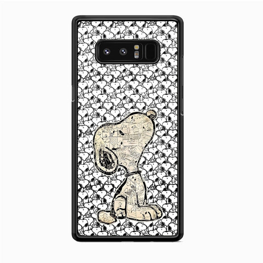 Snoopy Comic in Dog Samsung Galaxy Note 8 Case