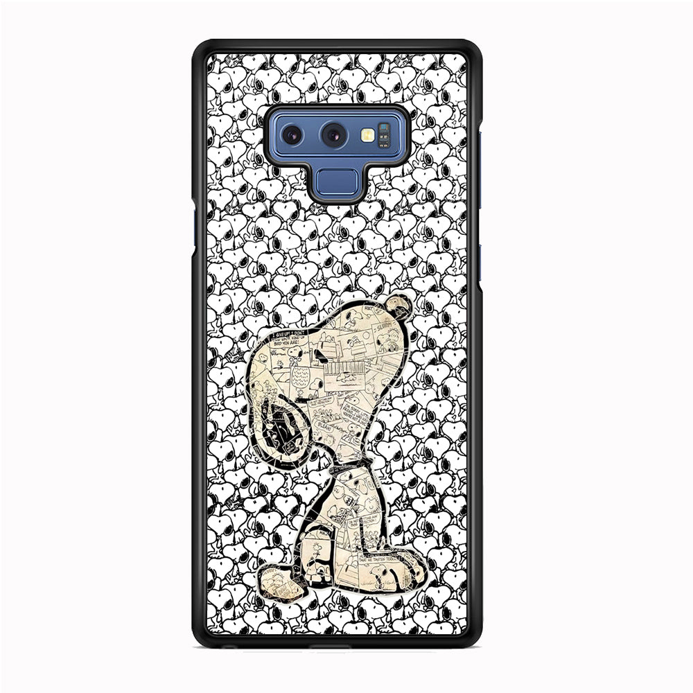 Snoopy Comic in Dog Samsung Galaxy Note 9 Case