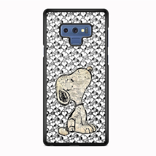 Snoopy Comic in Dog Samsung Galaxy Note 9 Case