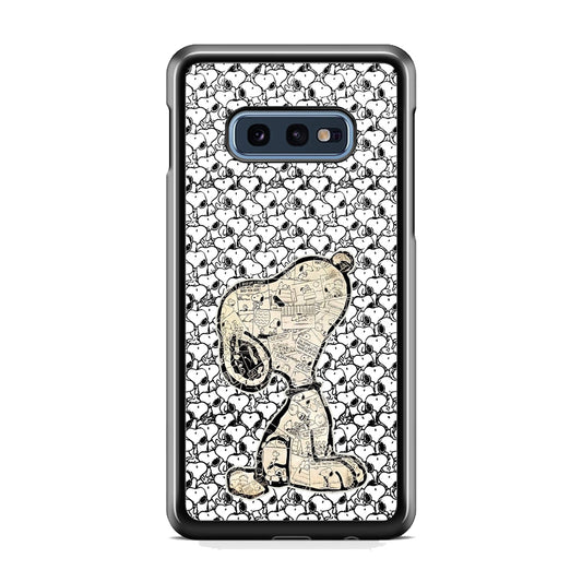 Snoopy Comic in Dog Samsung Galaxy S10E Case