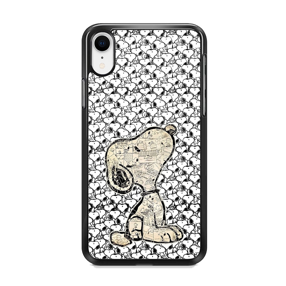 Snoopy Comic in Dog iPhone XR Case