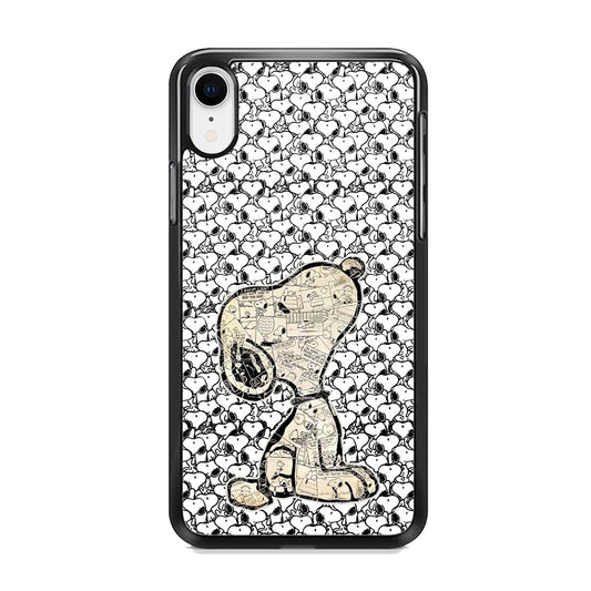 Snoopy Comic in Dog iPhone XR Case