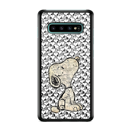 Snoopy Comic in Dog Samsung Galaxy S10 Plus Case