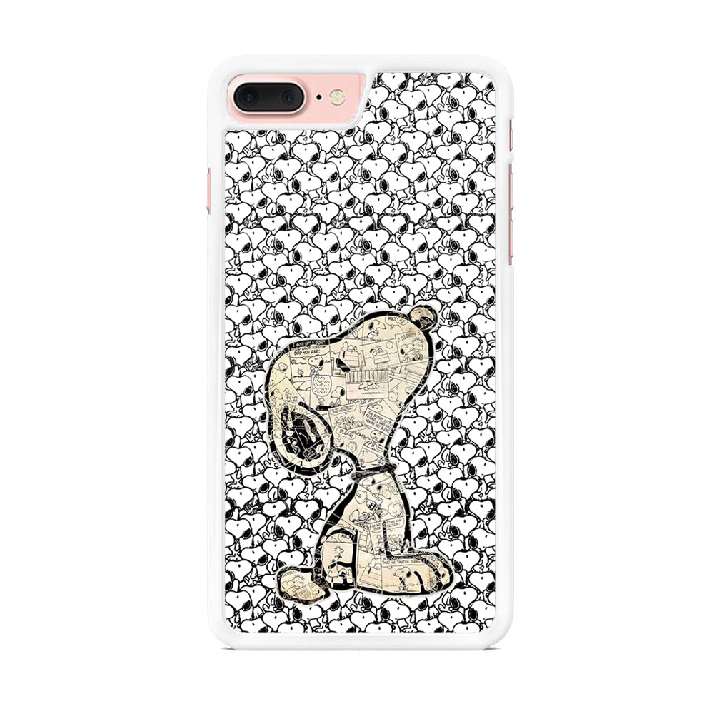 Snoopy Comic in Dog iPhone 7 Plus Case