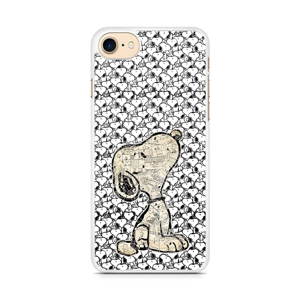 Snoopy Comic in Dog iPhone 8 Case