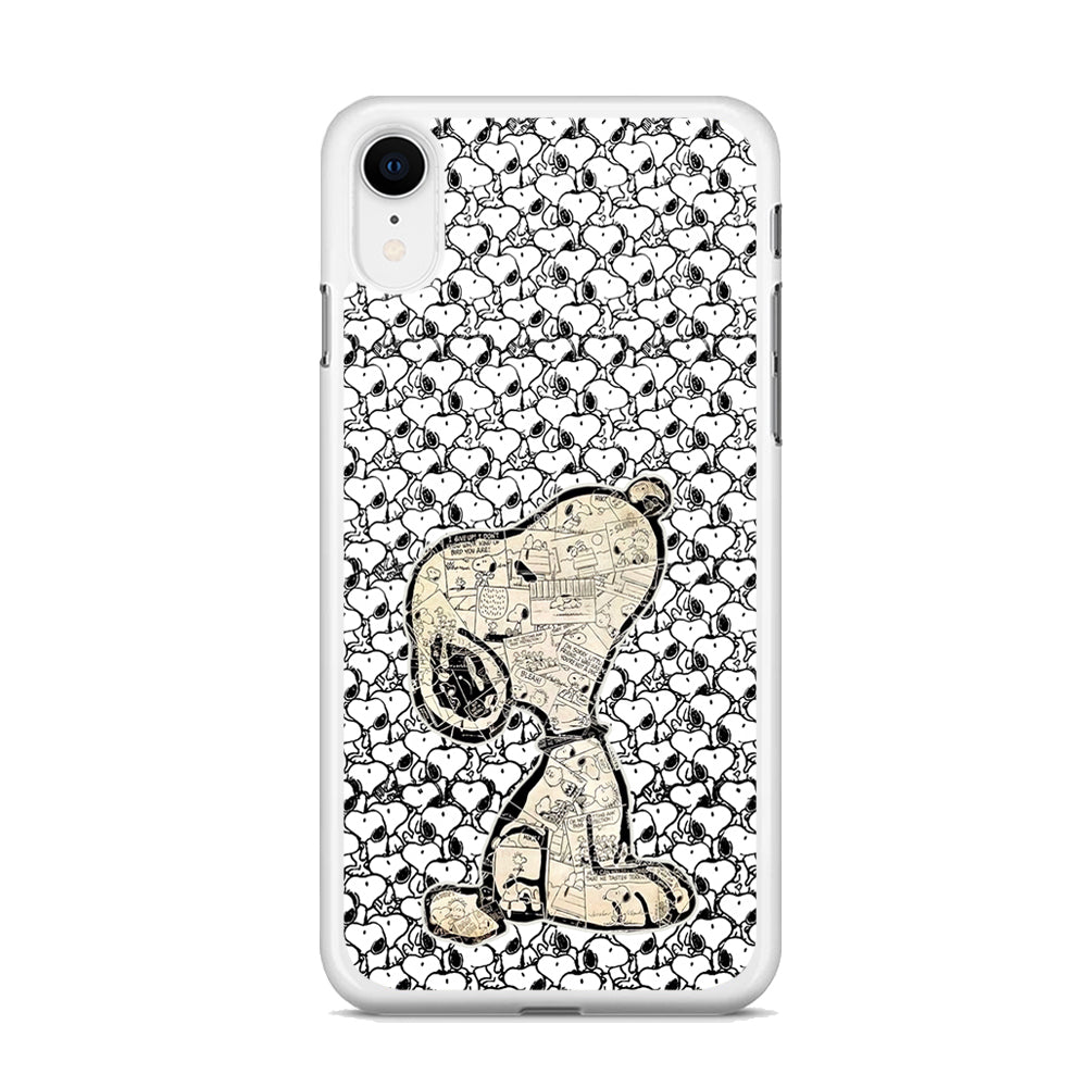 Snoopy Comic in Dog iPhone XR Case