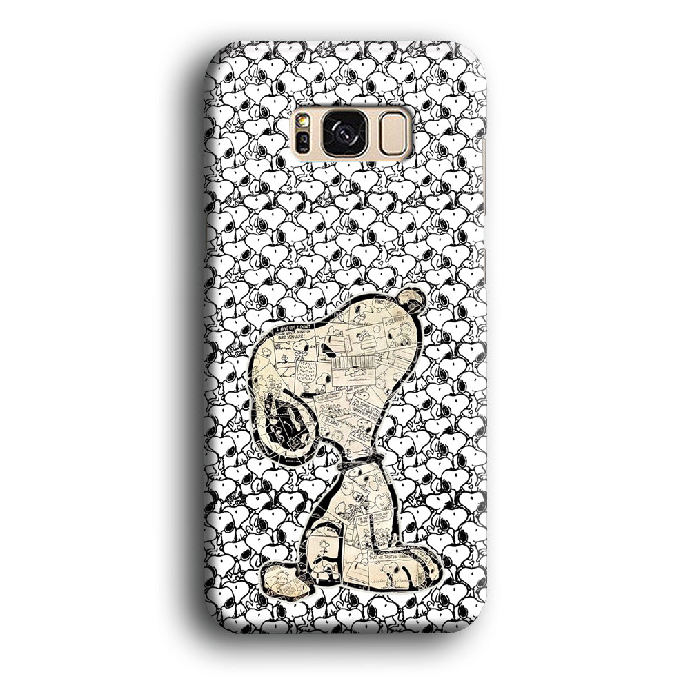 Snoopy Comic in Dog Samsung Galaxy S8 Case