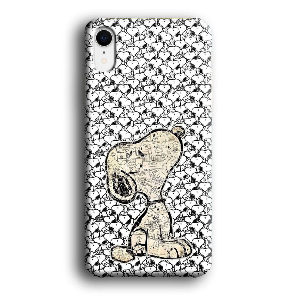 Snoopy Comic in Dog iPhone XR Case