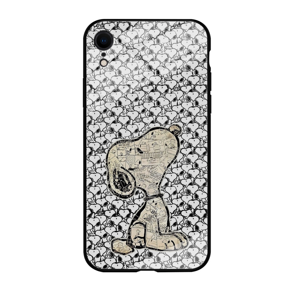 Snoopy Comic in Dog iPhone XR Case