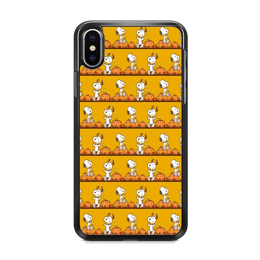 Snoopy Happy farm Fruit iPhone XS Case