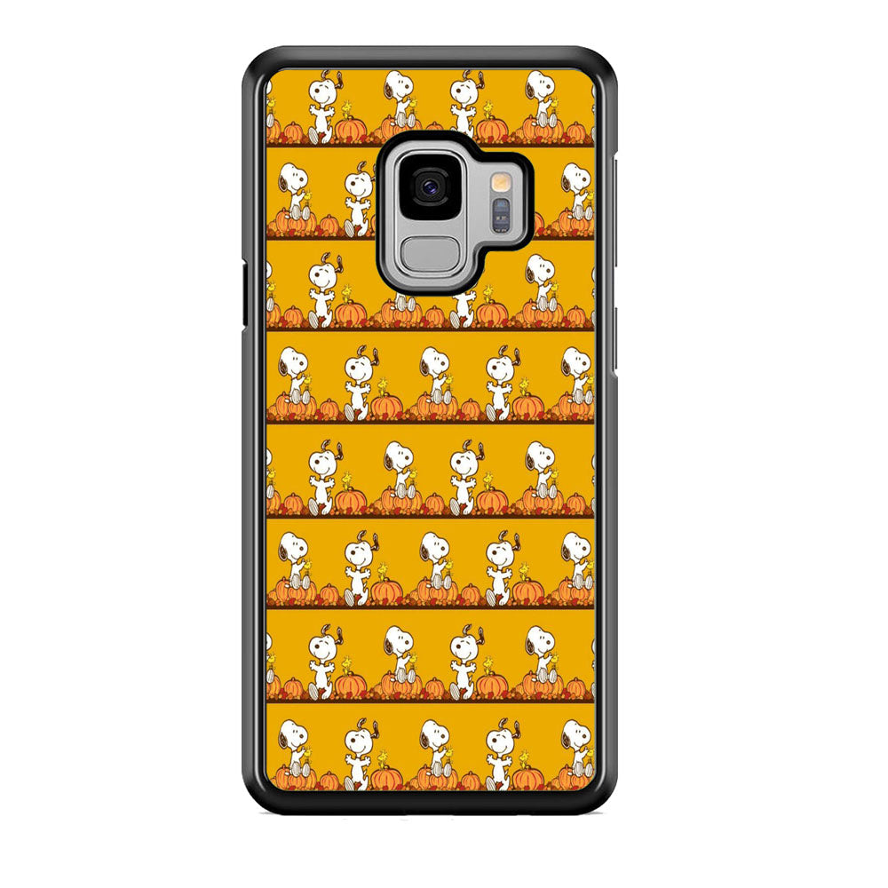 Snoopy Happy farm Fruit Samsung Galaxy S9 Case