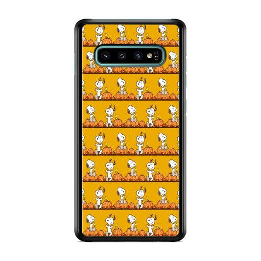 Snoopy Happy farm Fruit Samsung Galaxy S10 Plus Case