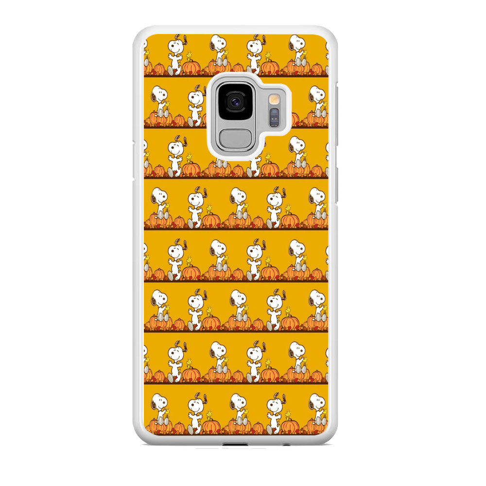 Snoopy Happy farm Fruit Samsung Galaxy S9 Case