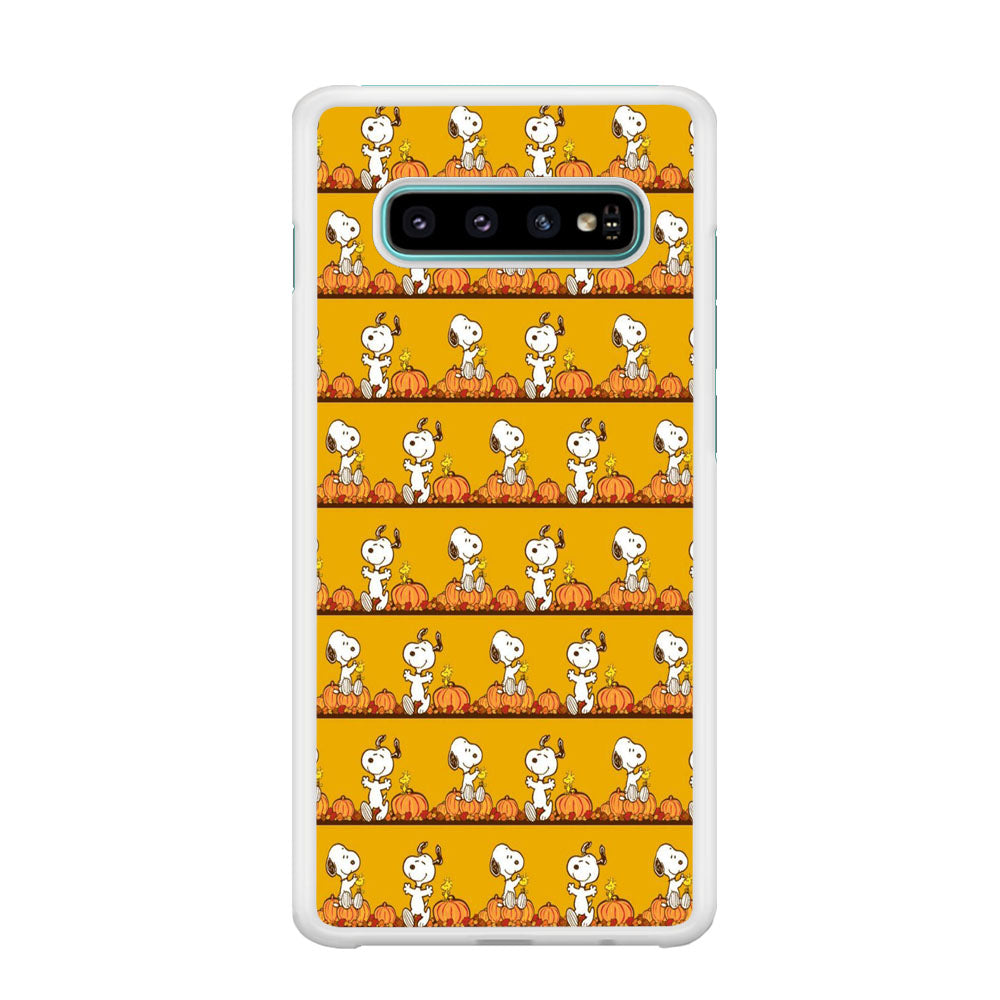Snoopy Happy farm Fruit Samsung Galaxy S10 Plus Case