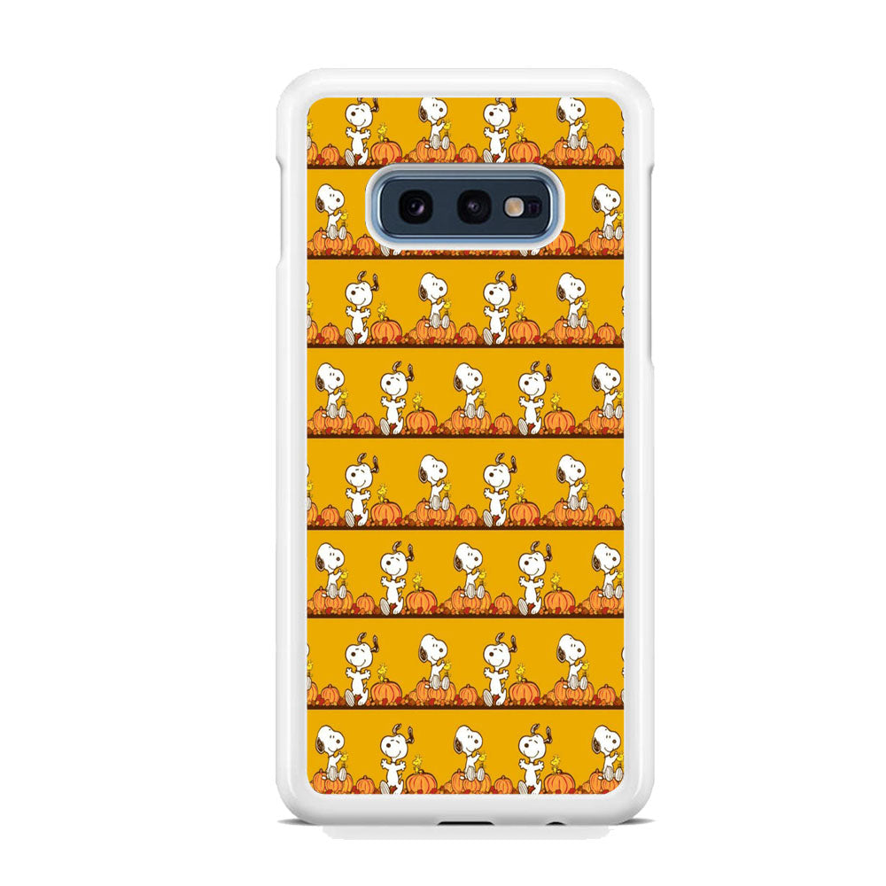 Snoopy Happy farm Fruit Samsung Galaxy S10E Case