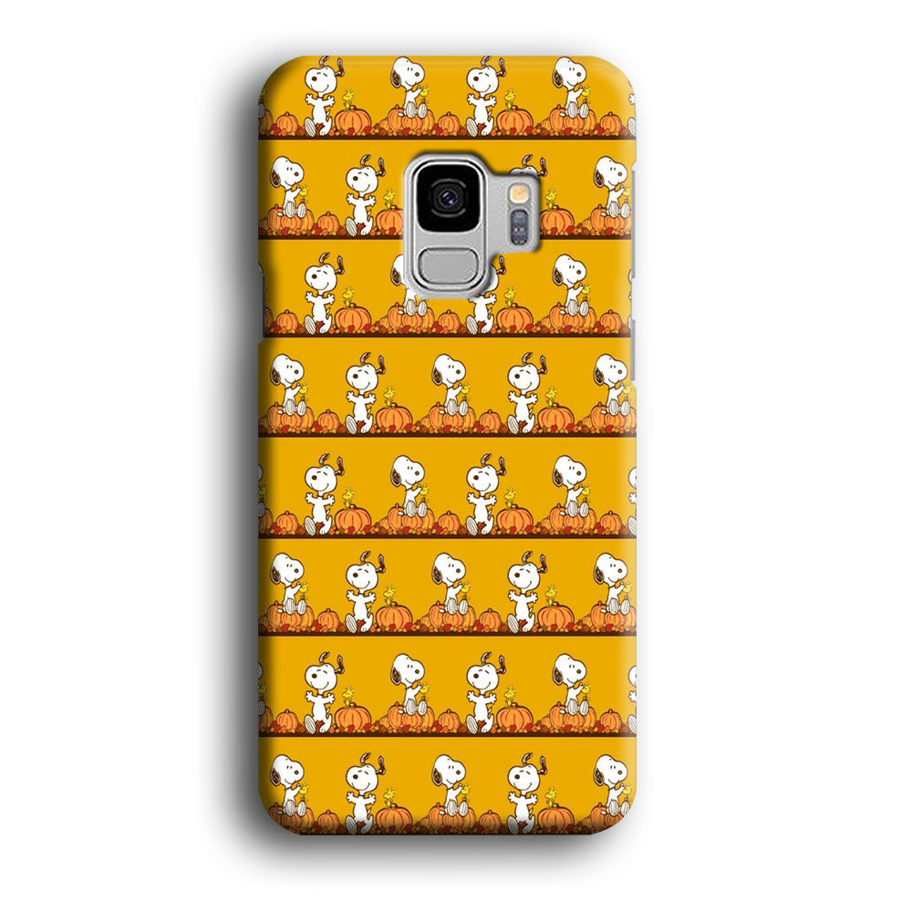 Snoopy Happy farm Fruit Samsung Galaxy S9 Case