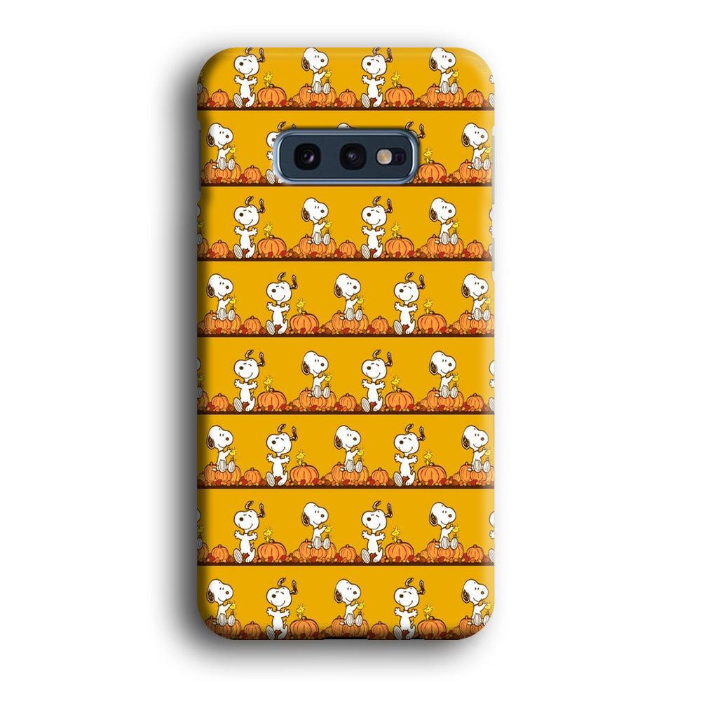 Snoopy Happy farm Fruit Samsung Galaxy S10E Case