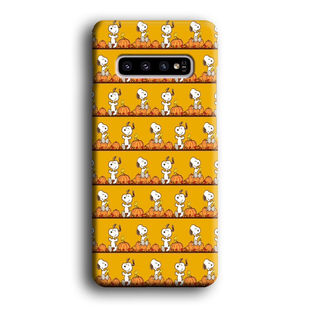 Snoopy Happy farm Fruit Samsung Galaxy S10 Plus Case