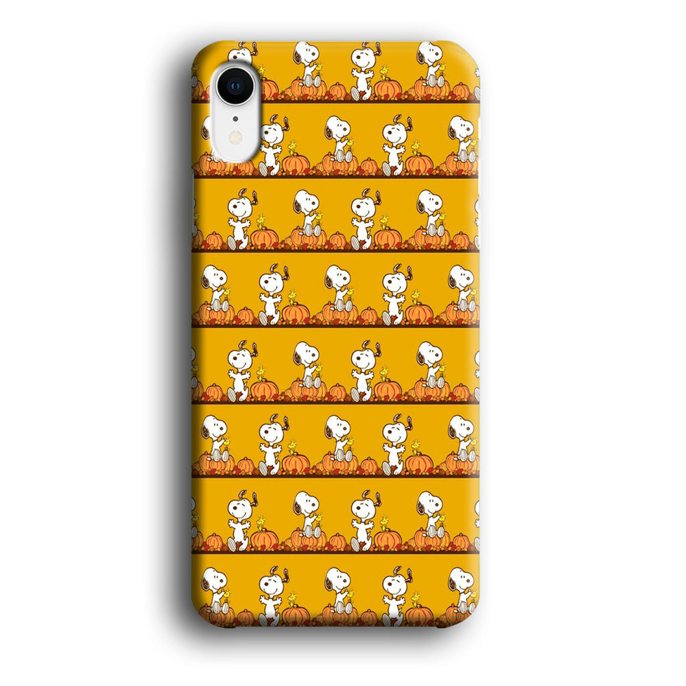 Snoopy Happy farm Fruit iPhone XR Case