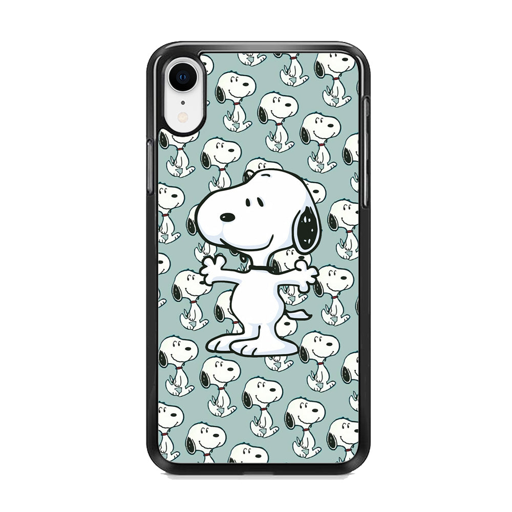 Snoopy Hug Coming iPhone XR Case