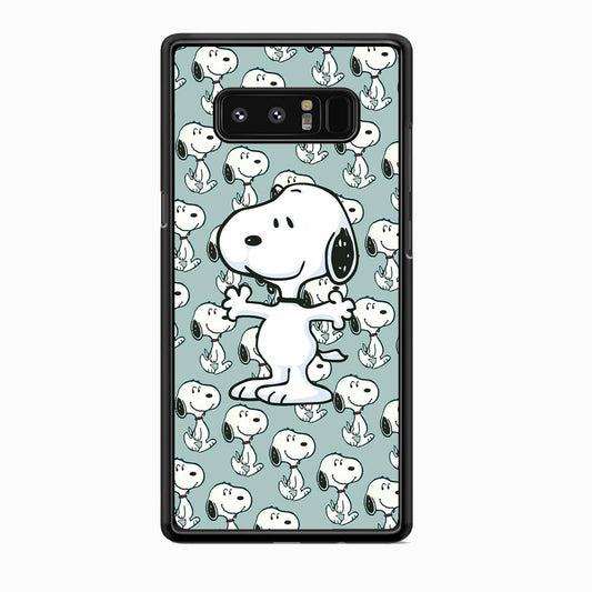 Snoopy Hug Coming Samsung Galaxy Note 8 Case