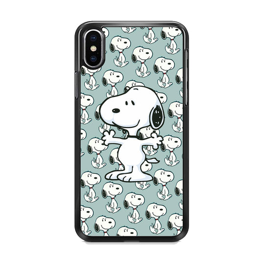 Snoopy Hug Coming iPhone X Case